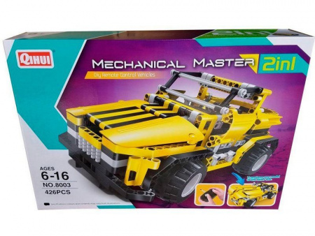 Фото Р/У конструктор Qihui Mechanical Master 2 в 1 Пикап и Родстер (426 деталей) | Инномарт