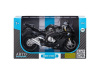 Фото Мотоцикл "АВТОПАНОРАМА" BMW S1000R, 1/12, металл, черный, свободный ход колес | Инномарт