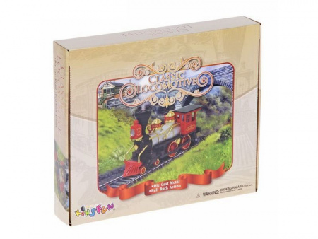 Фото Машина Kinsmart Classic Locomotive инерция (1/6шт.) 17,5см б/к | Инномарт