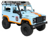 Радиоуправляемая машина MN MODEL английский внедорожник Defender D90 (голубой) 4WD 2.4G 1/12 RTR