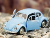 Фото Машина Ideal 1:30-39 Volkswagen Beetle (блест. метал. фиолет.) | Инномарт