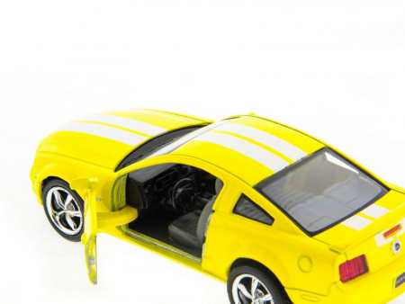 Фото Машина Kinsmart 1:38 Ford Mustang GT с полосками инерция (1/12шт.) б/к | Инномарт
