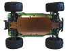 Фото Радиоуправляемый монстр Remo Hobby Brushless (зеленый) 4WD 2.4G 1/14 RTR | Инномарт