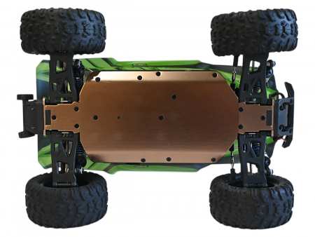Фото Радиоуправляемый монстр Remo Hobby Brushless (зеленый) 4WD 2.4G 1/14 RTR | Инномарт