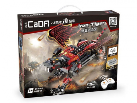 Фото Радиоуправляемый конструктор CaDA робот Iron Tiger (646 деталей) | Инномарт