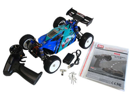Фото Радиоуправляемая багги Remo Hobby Brushless (синий) 4WD 2.4G 1/14 RTR | Инномарт