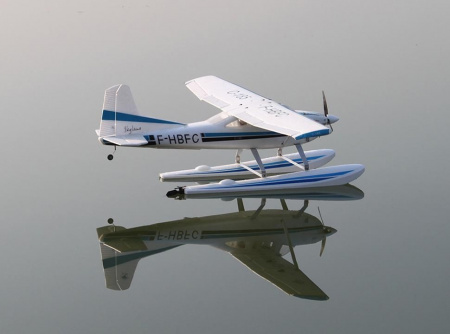 Фото Радиоуправляемый самолет Top RC Cessna 1.5m C185 PRO на поплавках KIT | Инномарт