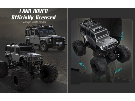 Фото Радиоуправляемый внедорожник Double Eagle Land Rover Defender D110 Bigfoot 1/6 4WD 2.4G RTR | Инномарт