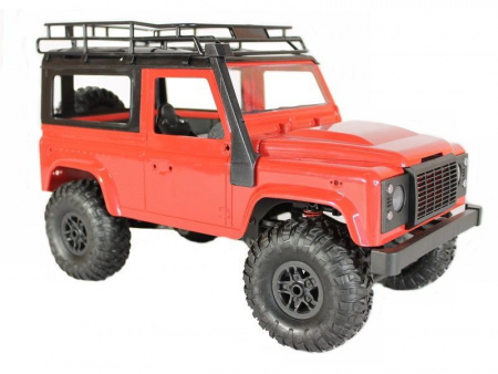 Фото Радиоуправляемая машина MN MODEL английский внедорожник Defender (красный) 4WD 2.4G 1/12 RTR | Инномарт