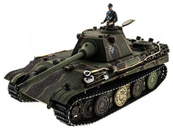 Радиоуправляемый танк Taigen 1/16 Panther type F (Германия) дым (для ИК боя) V3.0 2.4G RTR
