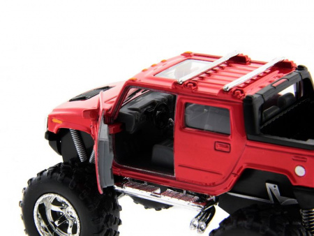 Фото Машина Kinsmart 1:40 Haммer H2 (off road) инерция (1/12шт.) б/к | Инномарт