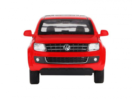 Фото Машина "АВТОПАНОРАМА" Volkswagen Amarok, красный, 1/30, свет, звук, инерция, в/к 20*10*11 см | Инномарт