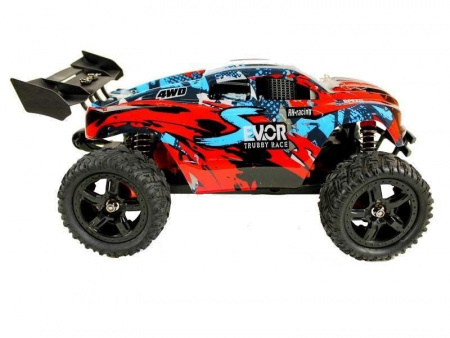 Фото Радиоуправляемая трагги Remo Hobby S EVO-R Brushless UPGRADE (красный) 4WD 2.4G 1/16 RTR | Инномарт