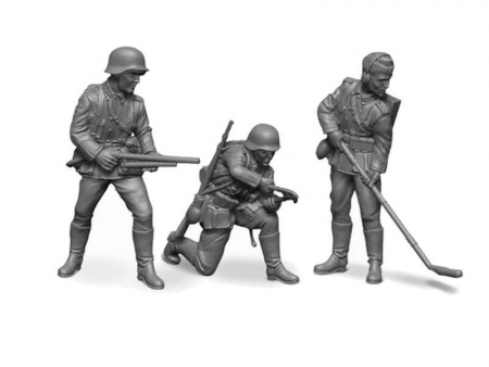 Фото Сборные солдатики ZVEZDA Немецкие штурмпионеры, 1/72 | Инномарт
