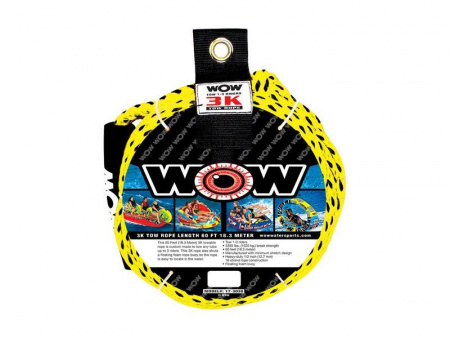 Фото Фал буксировочный World of Watersports для буксируемых кругов, с поплавком, 3 пассажира, 18 м | Инномарт