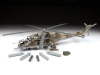 Сборная модель ZVEZDA Советский ударный вертолет Ми-24В/ВП, 1/48