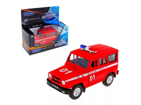 Фото Машина Autotime "UAZ HUNTER" пожарная охрана 1:36 | Инномарт