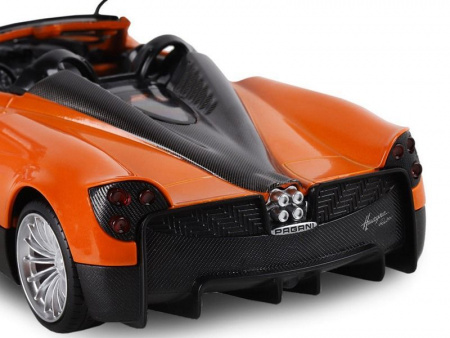 Фото Машина "АВТОПАНОРАМА" Pagani Huayra Roadster, оранжевый, 1/24, свет, звук, в/к 24,5*12,5*10,5 см | Инномарт