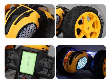 Фото Радиоуправляемая машинка-перевертыш ZhengGuang Lightning Bee 2.4G 1/14 RTR + Ni-Cd и З/У | Инномарт