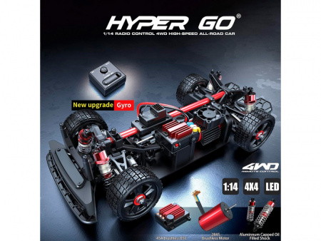 Фото Радиоуправляемая машина для дрифта MJX Hyper Go 14301 Brushless 4WD 2.4G LED 1/14 RTR | Инномарт