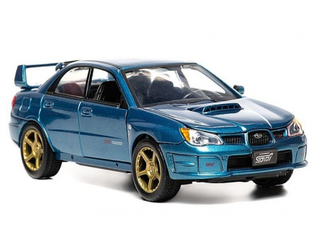 Фото Машина Autotime "SUBARU IMPREZA WRX STI" тюнинг гараж 1:24 инерционная | Инномарт