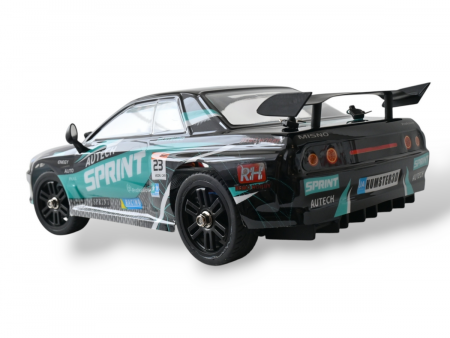Фото Радиоуправляемая машина для дрифта Remo Hobby RACING & DRIFT (черно-зеленая) 4WD 2.4G 1/14 RTR | Инномарт