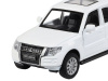 Фото Машина "АВТОПАНОРАМА" Mitsubishi Pajero 4WD Tubro, белый, 1/43, инерция, в/к 17,5*12,5*6,5 см | Инномарт