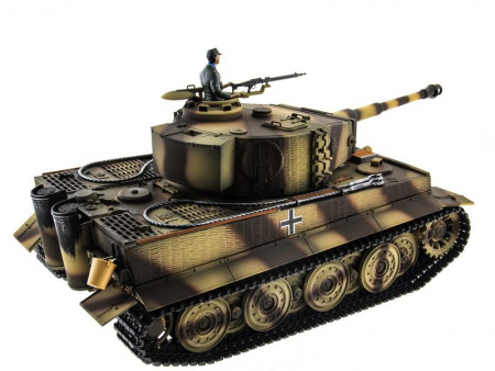 Фото P/У танк Taigen 1/16 Tiger 1 (Германия, поздняя версия) 2.4G RTR летний камуфляж | Инномарт