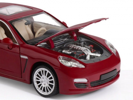 Фото Машина "АВТОПАНОРАМА" Porsche Panamera S, красный, 1/24, в/к 24,5*12,5*10,5 см | Инномарт