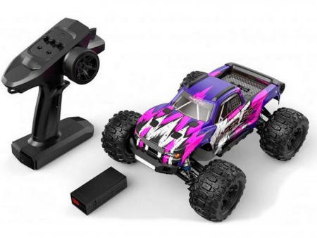 Фото Радиоуправляемый монстр MJX Hyper Go H16H (фиолетовый) 4WD 2.4G LED GPS 1/16 RTR | Инномарт