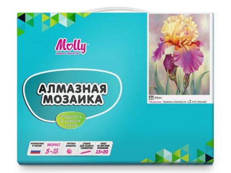 Фото Алмазная мозаика 15х20 ИРИС (15 цветов) | Инномарт