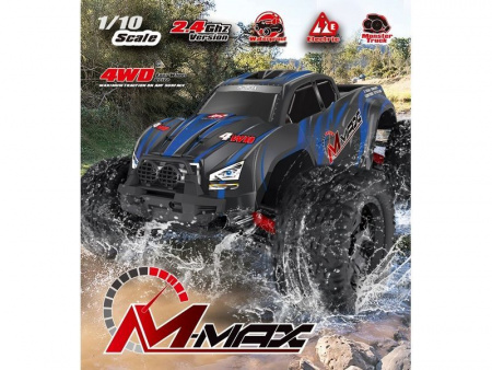 Фото Радиоуправляемый монстр Remo Hobby MMAX (синий) 4WD 2.4G 1/10 RTR | Инномарт