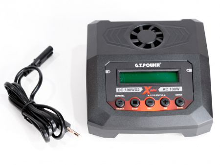 Фото Универсальное зарядное устройство G.T.Power X2MINI Dual Power 19-26/220В, 10Aх2 | Инномарт