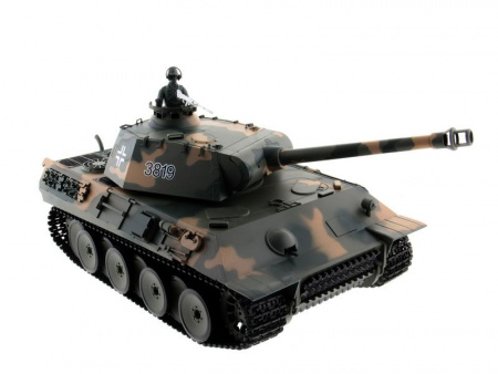 Фото Радиоуправляемый танк Heng Long Panther Upgrade V7.0 2.4G 1/16 RTR | Инномарт