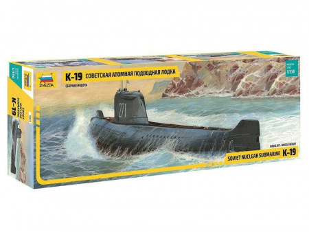 Фото Сборная модель ZVEZDA Советская атомная подводная лодка К-19, 1/350 | Инномарт