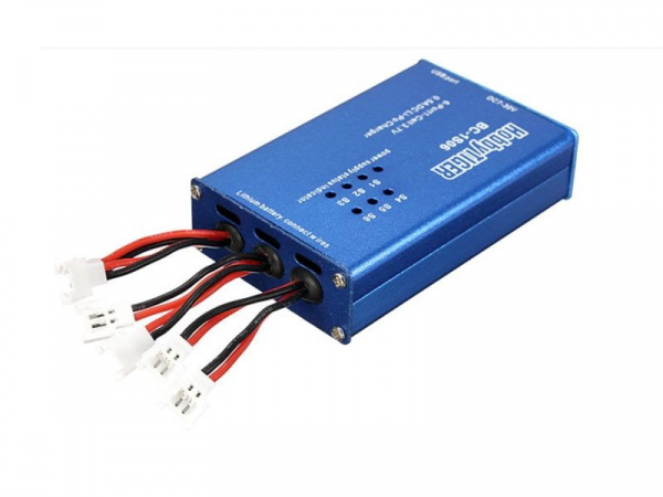 Зарядное устройство HobbyTiger BC-1S06 для заряда шести аккум. 1S Li-Po, 6x500mAh, Molex | Инномарт