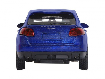 Фото Машина "АВТОПАНОРАМА" Porsche Cayenne S, синий перламутр, 1/43, инерция, в/к 17,5*12,5*6,5 см | Инномарт