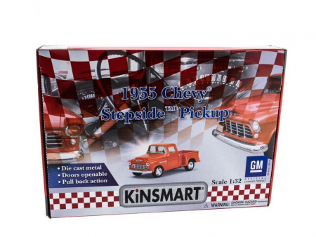 Фото Машина Kinsmart "Chevy Stepside Pick Up" инерция (1/12шт.) 1:32 б/к | Инномарт